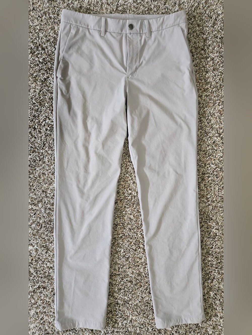 CRZ Yoga Pants Mens 32 (Tag 32x32) Gray Golf Stretch Flat Front Wicking
